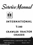 International Harvester T-340 Service Manual. Fixed Price $82.50.