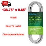 532197242 Mower Deck Belt For Husqvarna YTH24V48 YTH24K48 YTH2348, 138.75 Inch. Fixed Price $33.49.