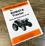 Kubota B6100E B7100 Tractor Operators Manual Owners Book Maintenance. Fixed Price $18.37.