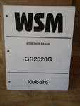 Kubota GR2020 Workshop Manual 9Y111-06020. Fixed Price $49.99.