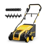 Eveage 16 Inch 2-IN-1 Electric Dethatcher And Scarifier 5-POSITION Depth Adju.... Fixed Price $193.74.