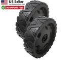 2 Pack 8" Lawn Mower Wheels Mtd 634-05040 Craftsman Brute Yard Machine From Usa. Fixed Price $30.88.