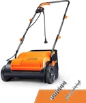 13-INCH 12AMP Electric Lawn Scarifier And Dethatcher 6-GALLON Collection Bag. Fixed Price $83.99.