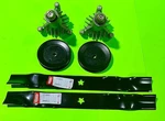 New Craftsman 917271030 42" Deck Rebuild Kit, Spindles, Blades, Pulleys. Fixed Price $66.95.