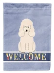 Caroline's Treasures BB5651GF Poodle White Welcome Garden Flag Mailbox D.... Fixed Price $24.93.