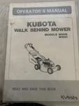 Kubota Walk Behind Mower Model W5019 W5021 Operators Manual. Fixed Price $40.16.