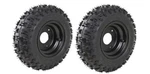 2 Pack 4.10-6 Tire Rim 6" Wheels Snow Blower Thrower Lawn Mower Go Kart Cart. Fixed Price $88.86.