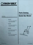Troy-bilt 3.5 Hp Walk-behind Sickle Bar Mower Parts Manual 34032 34035 34033. Fixed Price $33.96.