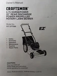 Craftsman Sears 6.75HP 22 Walk Behind Lawn Mower Owner & Parts Manual 917.377590. Fixed Price $41.64.