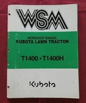 Genuine Kubota T1400H Lawn Tractor Service Repair Manual. Fixed Price $59.95.