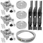 48" Deck Spindle Blade Pulley Belt Rebuild Kit For Husqvarna YTH1848XP. Fixed Price $105.00.