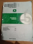 John Deere TM1487 F911 F915 F932 F935 Front Mower Technical Manual. Fixed Price $65.00.