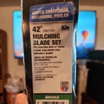 Craftsman Husqvarna Poulan 42" Deck Mulching Mower Blades Arnold 490-110-0135. Fixed Price $27.77.