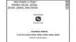 John Deere Z810A Z820A Z830A Z840A Z850A Mower TM101319 Technical Manual Pdf Usb. Fixed Price $23.99.