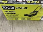 Ryobi P1108BTLVNM Walk-behind Lawn Mower (tool Only). Fixed Price $180.00.