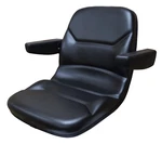 Walker Mower Seat With Armrests Zero Turn High Back Black Agco Cub Cadet. Fixed Price $186.99.
