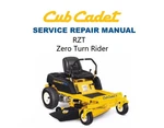 Cub Cadet Rzt Mower Service Repair Manual Zero Turn Rider Usb & Link. Fixed Price $14.99.