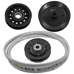 Caltric Drive Pulleys & Belt For John Deere LX277 LX279 LX280 LX289 Lawn Tractor. Fixed Price $60.99.