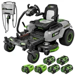 Ego Z6 Zero-turn Riding Lawn Mower Cordless Battery W/ Batteries & Charger. Fixed Price $2489.85.