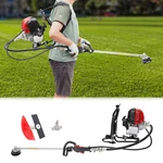 31CC 4-STROKE Backpack Gas Garden Brush Cutter Grass Trimmer Lawn Mower+pumping. Fixed Price $164.82.