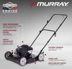 Murray MNA152506 Walk-behind Lawn Mower. Fixed Price $274.99.