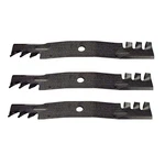 New 3 Mulching Blades Fits Kubota RCK48-20ZG Or RCK48S-222Z Mowers 48" Deck. Fixed Price $67.99.