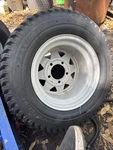 (M29-OR-M30) Gravely PM152Z Rear Tire & Rim 23X10.50-12 ; 992079. Fixed Price $65.00.
