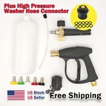 1/4" Snow Foam Pressure Washer Gun Car Soap Lance Cannon Spray Jet Bottle. Fixed Price $12.99.