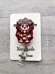 New-harry Potter-mascot-gryffindor-retractable Badge Reel. Fixed Price $14.00.