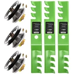 Spindle Toothed Blade Kit For John Deere 48 Deck F510 F525 GT242 GT262 HD45. Fixed Price $101.95.