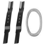2X 9036 Lawn Blade & 74" 4220 Belt Set For Swisher 44" Finish Cut Mowers. Fixed Price $64.59.