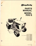 Simplicity Model 7013 Parts Manual 13HP 42" 48" Decks. Fixed Price $20.00.