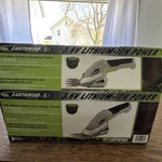 Earthwise 3.6V Lithium-ion Cordless Hand Held Grass/hedge Trimmer LSS10163. Fixed Price $15.00.
