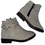 Nib Cozy Cub Baby Girl Boots Gray Ankle Booties Bow Accent Us 9.5 Eur 26. Fixed Price $14.00.
