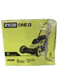 Ryobi One+ 18V 13 In. Cordless Battery Mower W/ 4.0 Ah & Charger. Fixed Price $199.95.