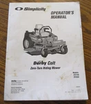 Simplicity Derby Colt ZT2148 & ZT2352 Zero Turn Riding Mower Operators Manual. Fixed Price $29.99.