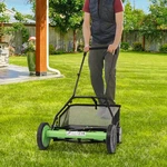 20" Manual Lawn Mower Hand Push Reel Walk-behind Grass Catcher With 5 Blades Usa. Fixed Price $122.98.