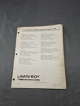 1978 Lawn-boy Mower Parts Catalog Models 8237AE R8237 5277 7268 + More. Fixed Price $12.50.