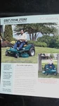 Simplicity Colt ZT2148 ZT2352 Brochure Mid-mount Zero-turn Mower 2001. Fixed Price $22.99.