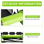 12 Hand Push Manual Reel Grass Catcher Lawnmower Manchine W/5 Blades. Fixed Price $85.34.