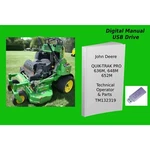 John Deere Quik-trak Pro 636M 648M 652M Mower Technical Operator & Parts Manual. Fixed Price $31.99.