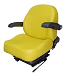 Yellow Zero Turn Lawn Mower Suspension Seat John Deere Cub Cadet Hustler. Fixed Price $399.99.