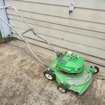 Vintage Rare Model R7268 21" Lawn-boy 2-CYCLE Mower Usa Runs Solid State. Fixed Price $375.00.
