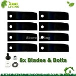 8 X Blades & Bolts Set For 21" Honda Rear Catcher Lawn Mowers 06720-VJ9-600. Fixed Price $42.82.