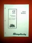 Simplicity Gt Tractor 42" Dozer Blade Plow Attachment Model 1691520 Parts Manual. Fixed Price $6.00.