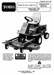 Toro PROLINE120 Operators Operation Owners Manual Booklet Original Reproduction. Fixed Price $20.45.