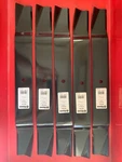 Set Of 5 22" Blades For Toro 4300D 90" Groundsmaster Mowers 117-0209-03. Fixed Price $99.99.