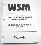 Kubota BX2660 Tractor Rotary Mower RCK60B-23BX LA243 Service Shop Repair Manual. Fixed Price $115.99.