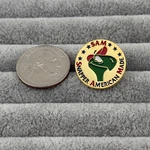 Sam Snapper American Made Turtle Mascot Lawn Mowers Gold Tone Pinback #59818. Fixed Price $11.66.