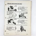 Lawn-boy 3050 5210 7210 7250 5250 Part Catalog Mower 1960 Vintage Original. Fixed Price $9.99.